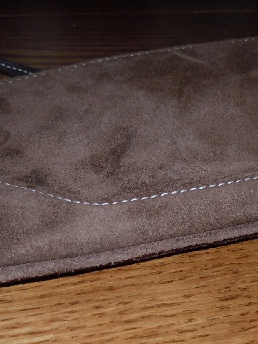 Coach brown suede